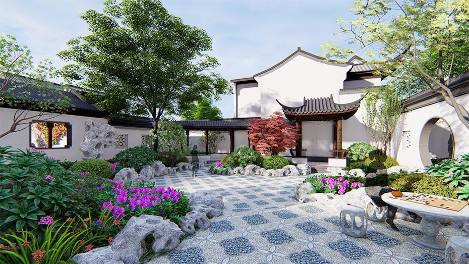 濟(jì)南長青藝墅園林設(shè)計案例