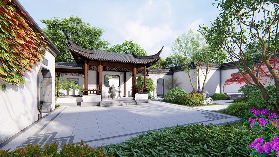 濟南長青藝墅園林設(shè)計案例